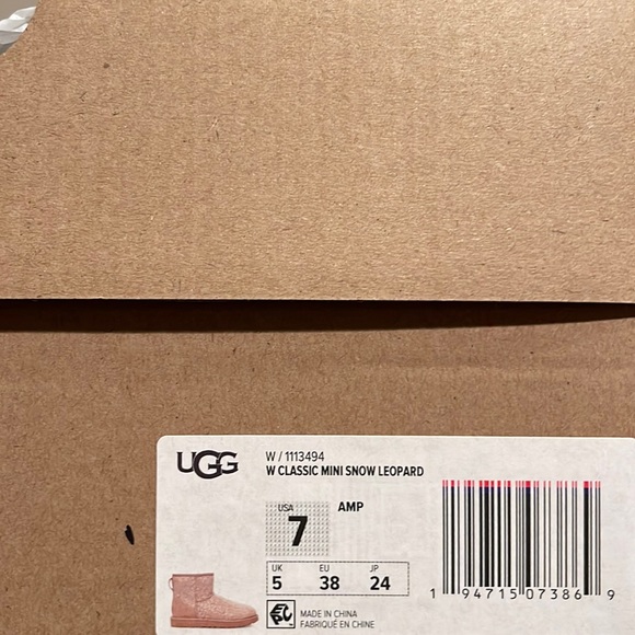 🌴🔆UGG- CLASSIC MINI SNOW LEOPARD BOOTS🔆🌴 - Picture 14 of 14